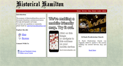 Desktop Screenshot of historicalhamilton.com