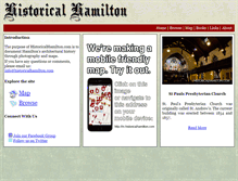 Tablet Screenshot of historicalhamilton.com